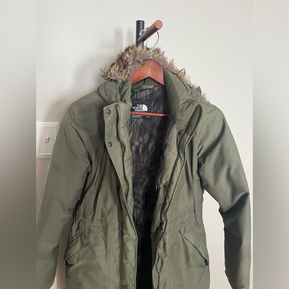 The North Face Olive Green Ski Jacket